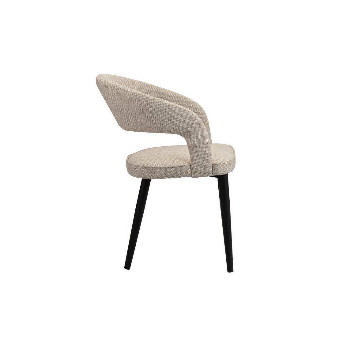 Tusk Stuhl Beige (feuerhemmend) (2er-Set) - HomeDesign Knaus