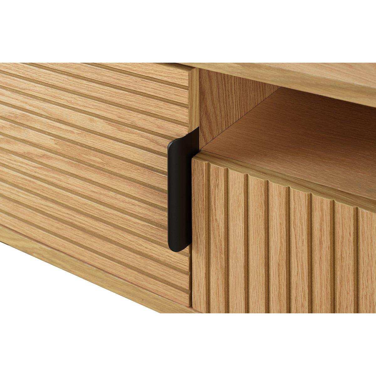 TV-Board 120 cm Eiche Echtholzfurnier - HomeDesign Knaus
