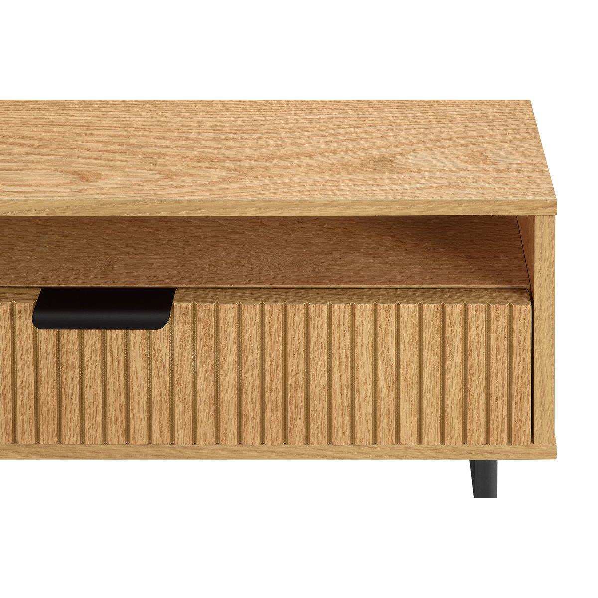 TV-Board 120 cm Eiche Echtholzfurnier - HomeDesign Knaus