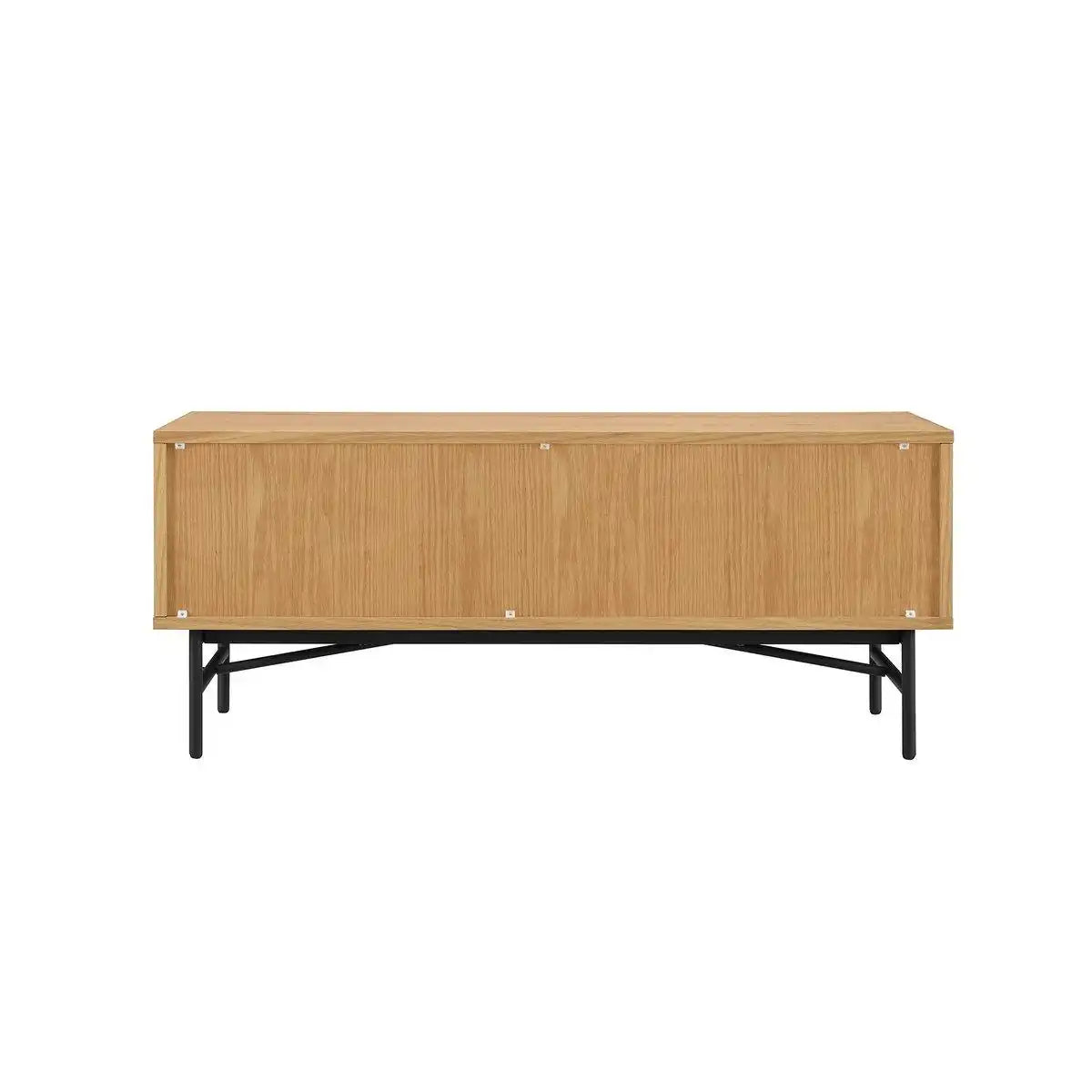 TV-Board 120 cm Eiche Echtholzfurnier - HomeDesign Knaus