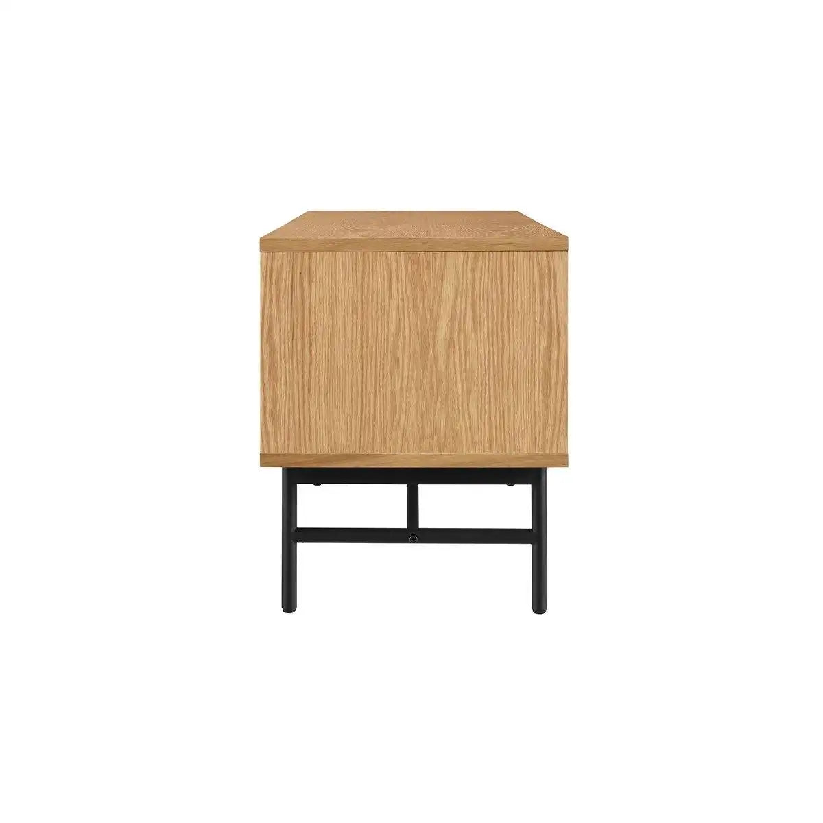 TV-Board 120 cm Eiche Echtholzfurnier - HomeDesign Knaus