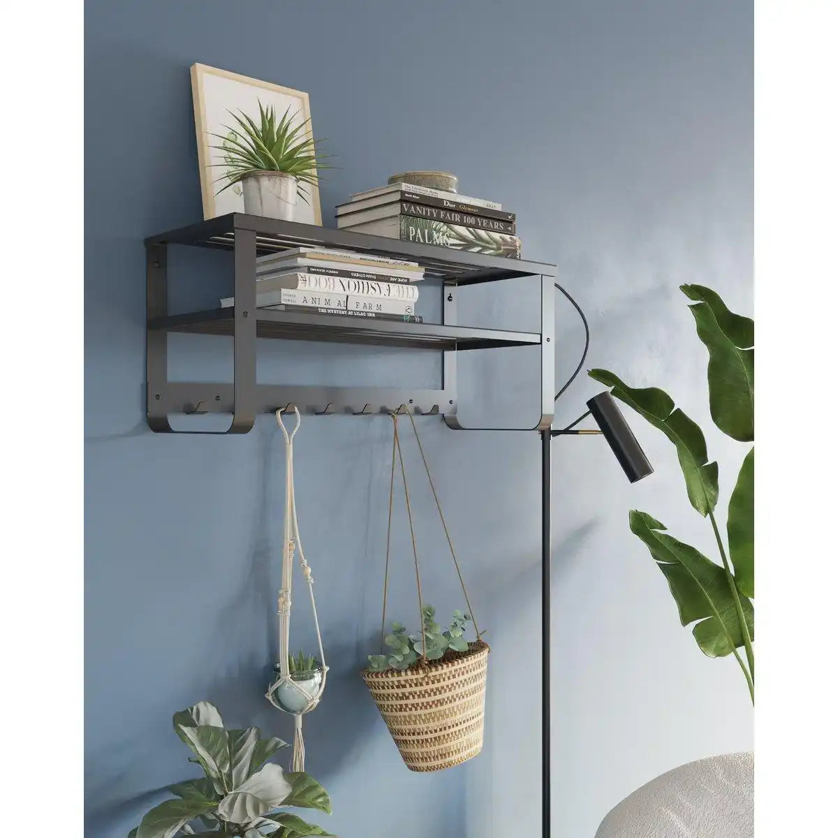 Unify Wandgarderobe mit Hutablage 7 Kleiderhacken - HomeDesign Knaus