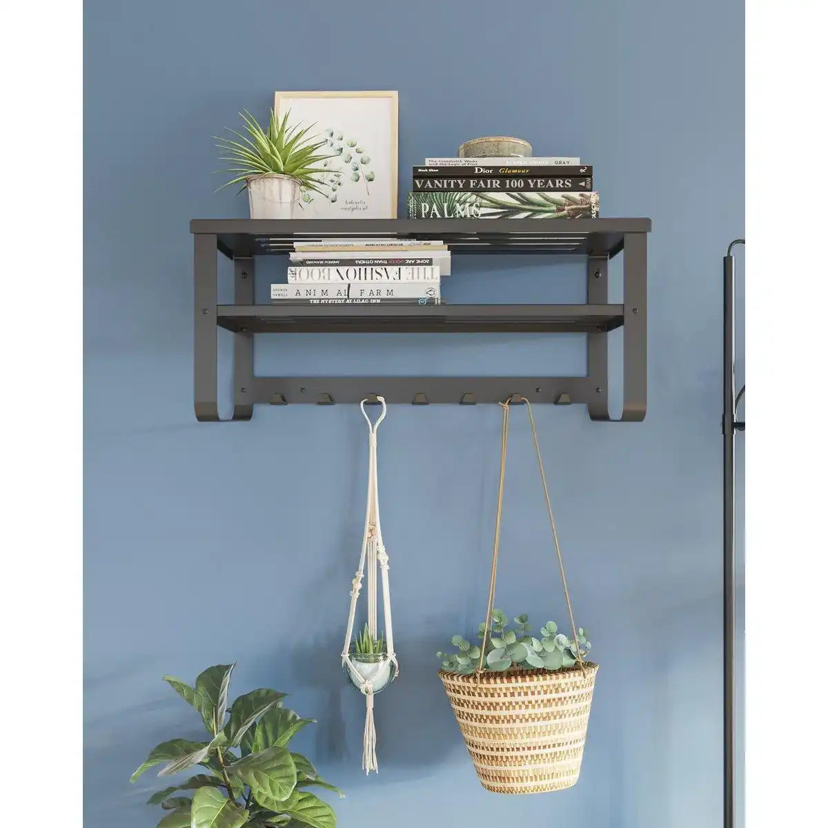 Unify Wandgarderobe mit Hutablage 7 Kleiderhacken - HomeDesign Knaus