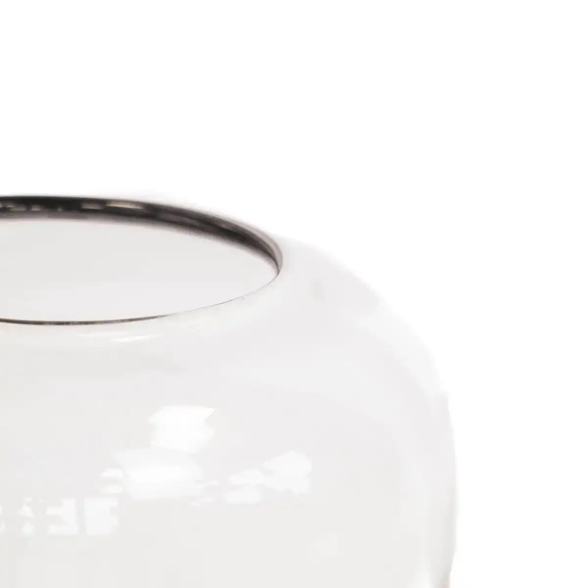 Vase - Glas - Dipdye - Klar/Braun - 15x22cm - HomeDesign Knaus