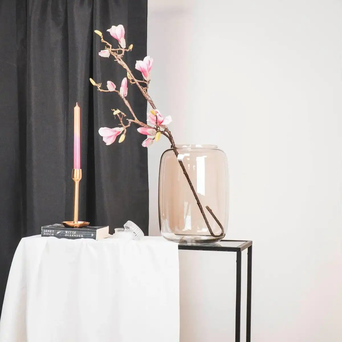 Vase - Groß - Glas - Braun - 25x35cm - HomeDesign Knaus