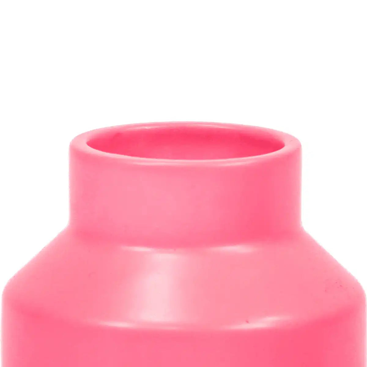 Vase - Keramik - Neonrosa - 11,5x11,5x18,5cm - HomeDesign Knaus
