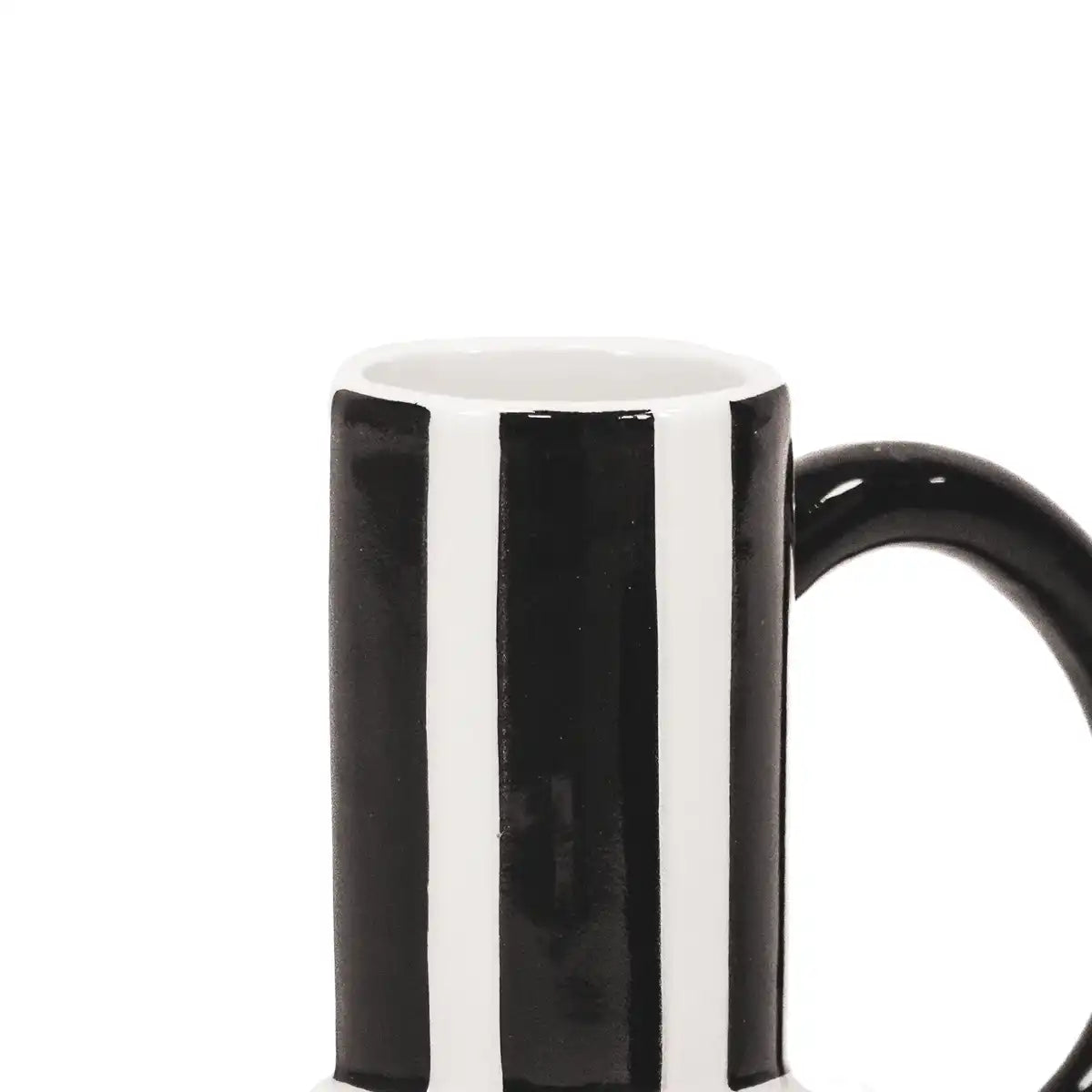 Vase - Krug - Keramik - Dutch Black - 16x14x21,5cm - HomeDesign Knaus