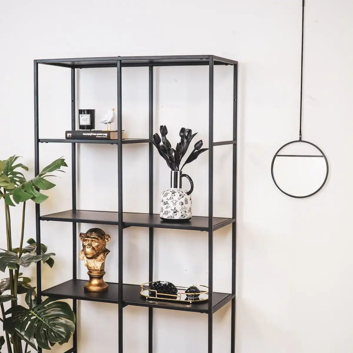 Vase - Krug - Keramik - Dutch Black - 16x14x21,5cm - HomeDesign Knaus