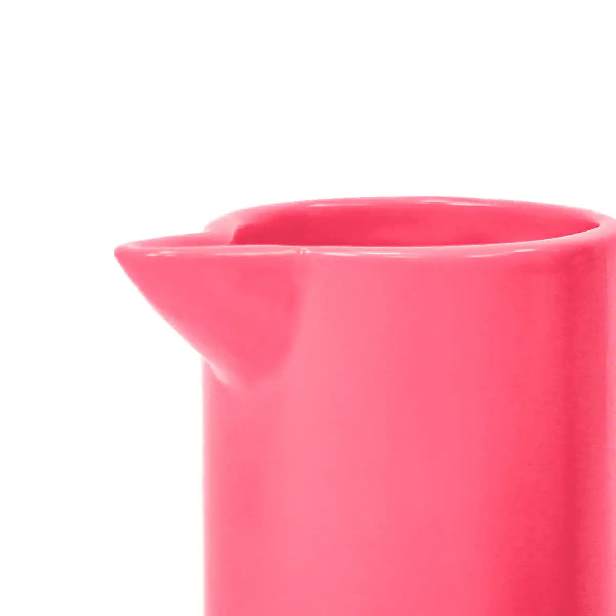 Vase - Krug - Keramik - Neonrosa - 17,5x17,5x27,5cm - HomeDesign Knaus