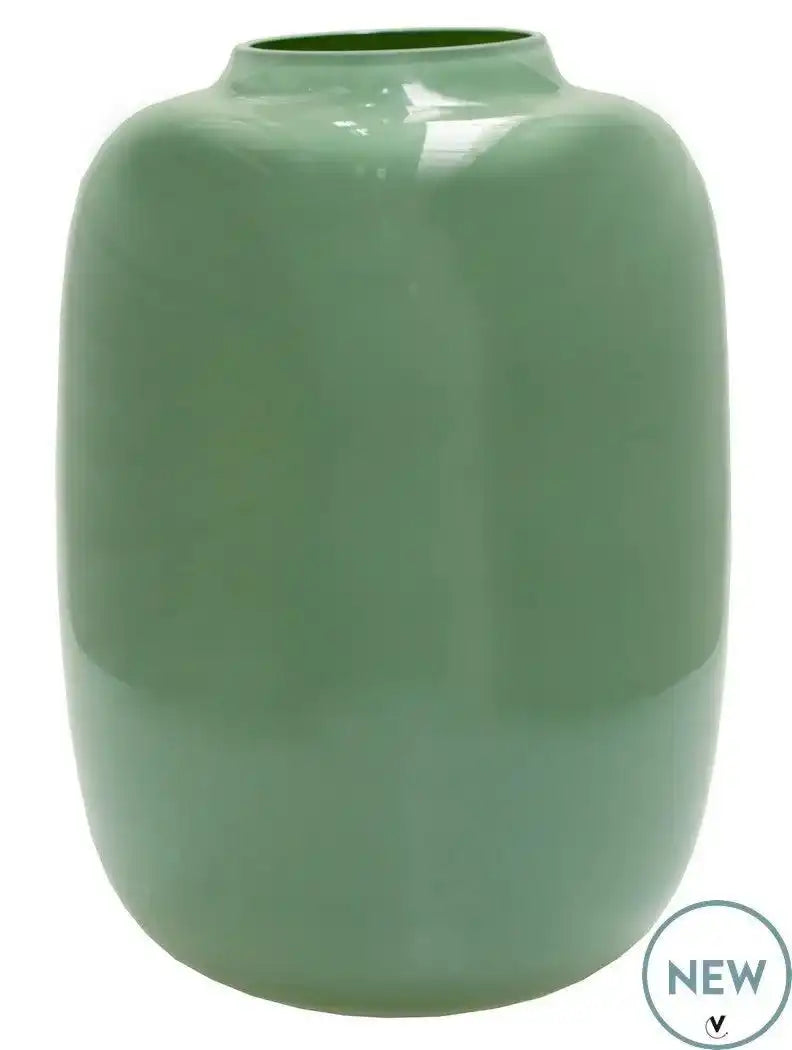 Vase Pastell Grün Blumenvase Bodenvase - HomeDesign Knaus