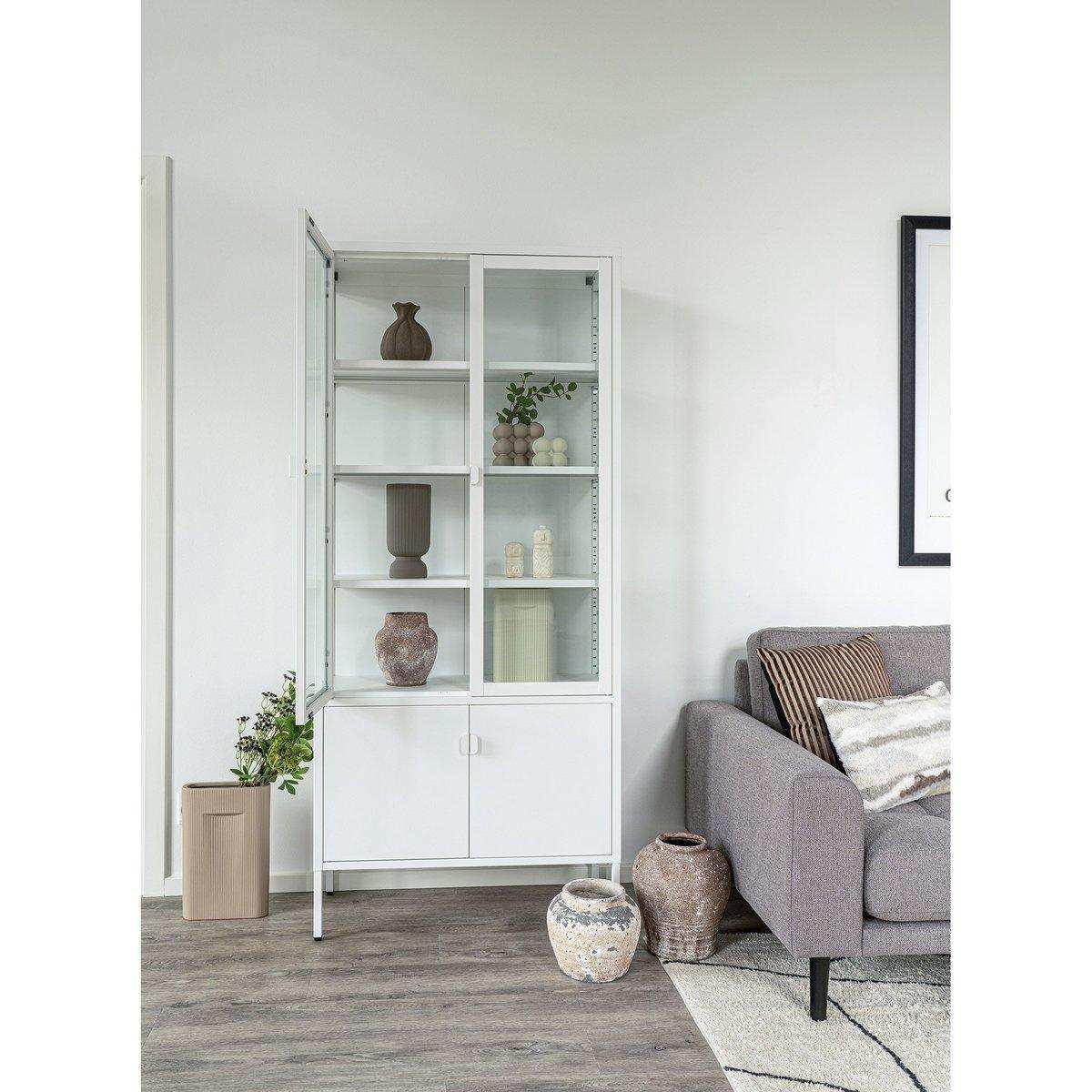 Vase - Vase aus Keramik, braun, 24x8,5x35,5 cm - HomeDesign Knaus