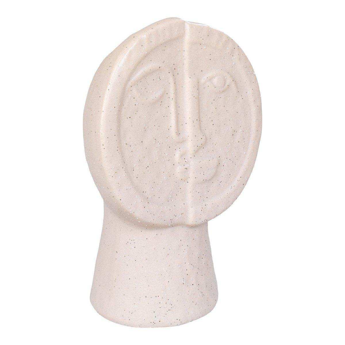 Vase - Vase, Keramik, beige, 12x7,5x17,5 cm - HomeDesign Knaus
