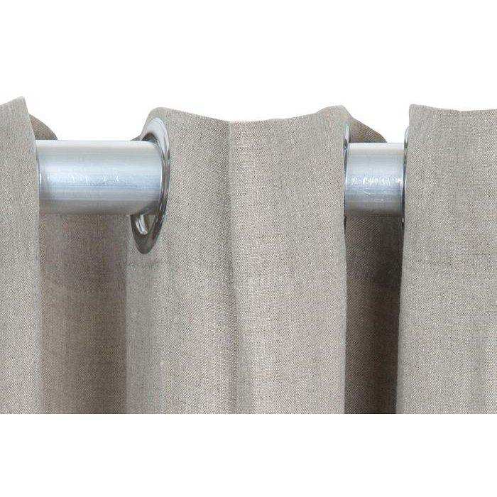 Vintage Leinenvorhang Denise natur 140x290 - HomeDesign Knaus