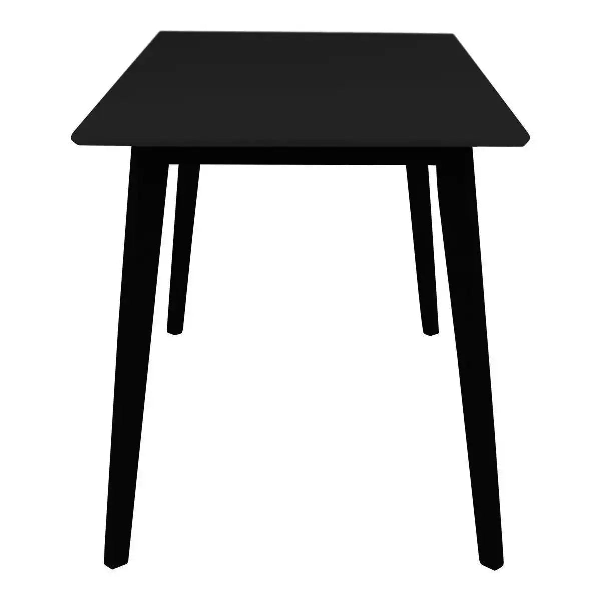 Vojens Esstisch Schwarz 120x70x75 cm - HomeDesign Knaus