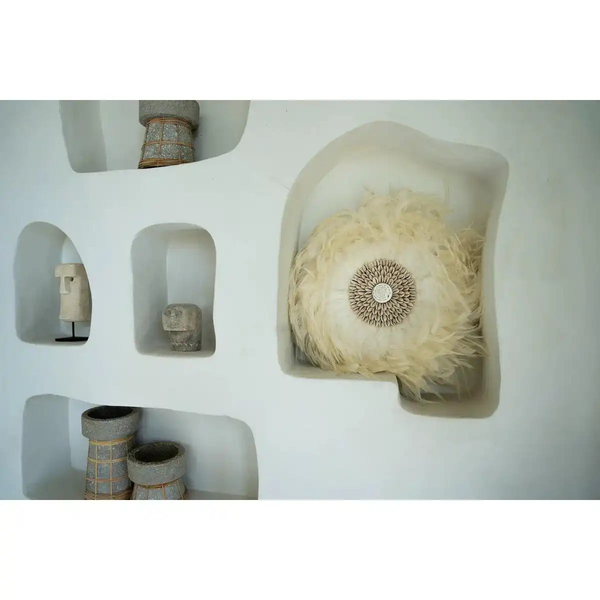 Wanddekoration Küsten-Juju Weiß 60 cm - HomeDesign Knaus