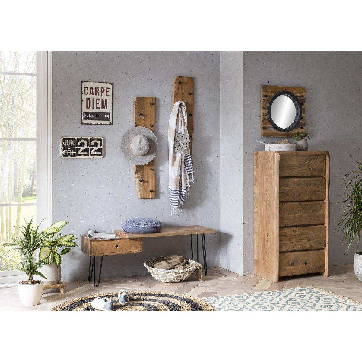 Wandgarderobe, 9 Haken - HomeDesign Knaus