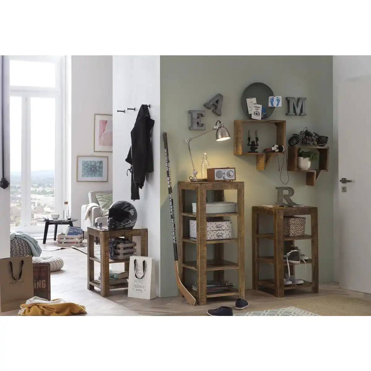 Wandregal, 2er-Set - HomeDesign Knaus