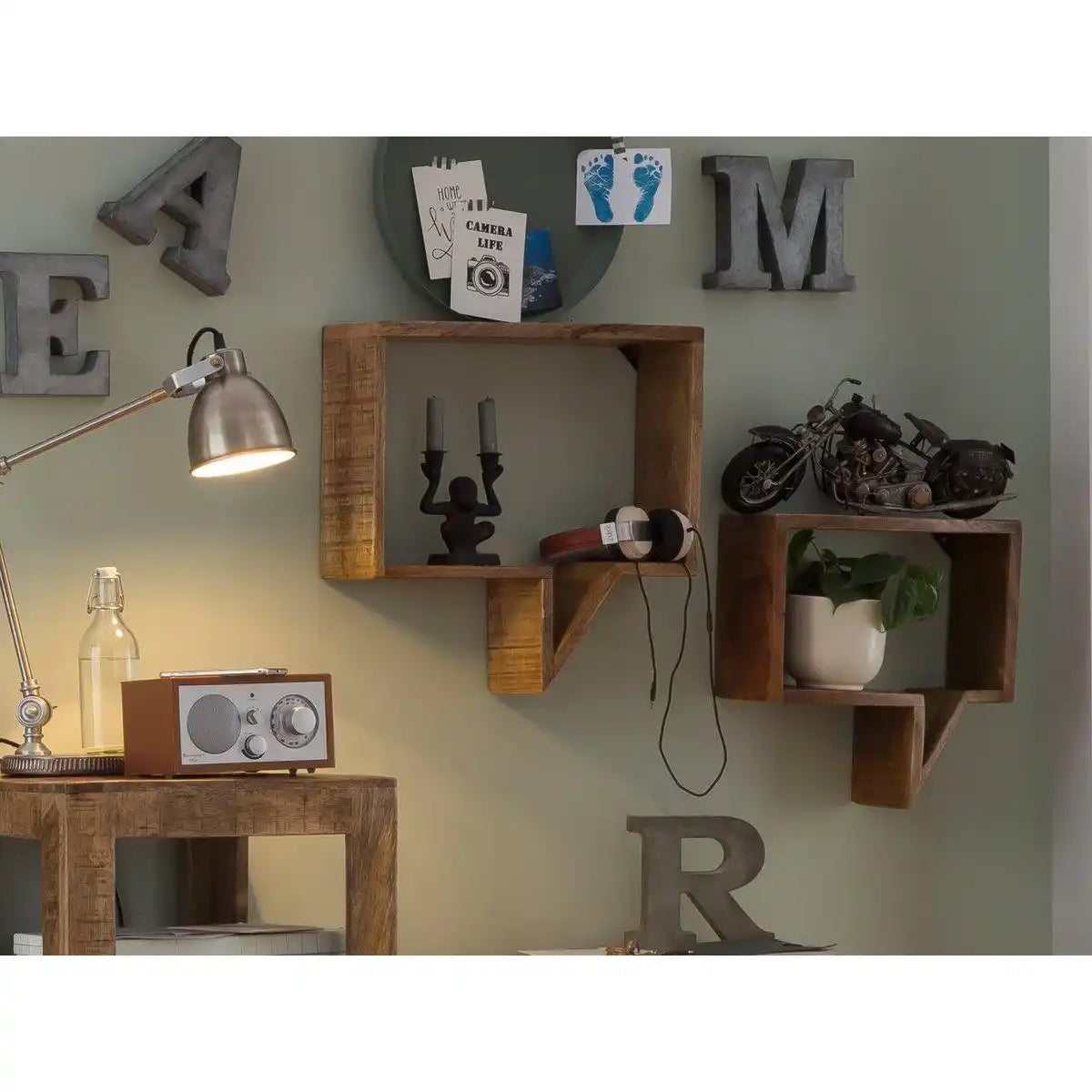 Wandregal, 2er-Set - HomeDesign Knaus