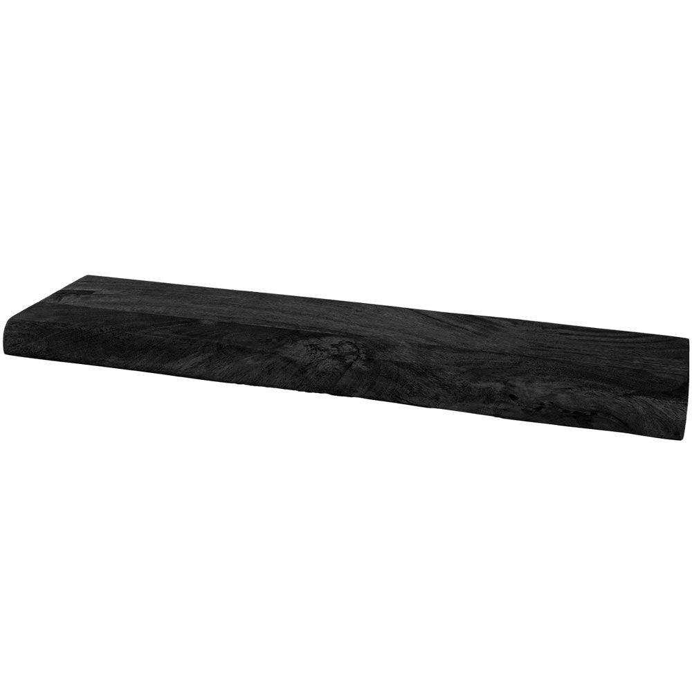 Wandregal Pure Black Mango Wood 80 cm - HomeDesign Knaus