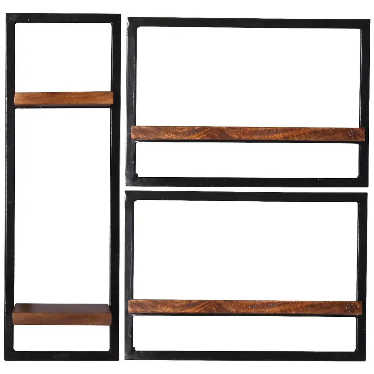 Wandregal-Set, 3-teilig - HomeDesign Knaus