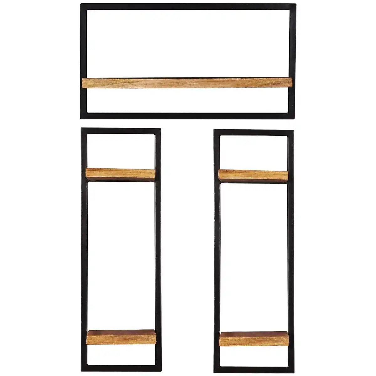 Wandregal-Set, 3-teilig - HomeDesign Knaus