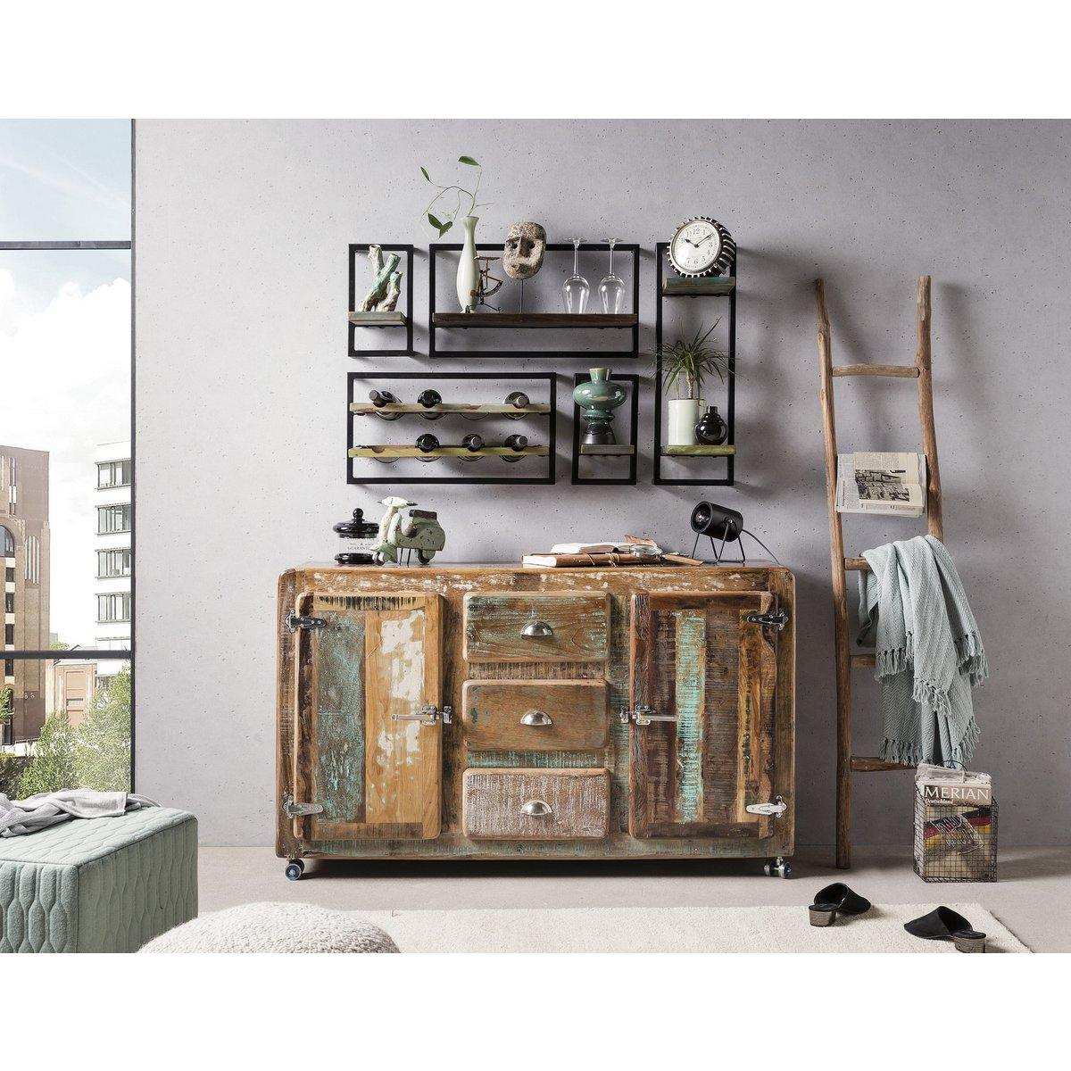 Wandregal-Set, 5-teilig - HomeDesign Knaus