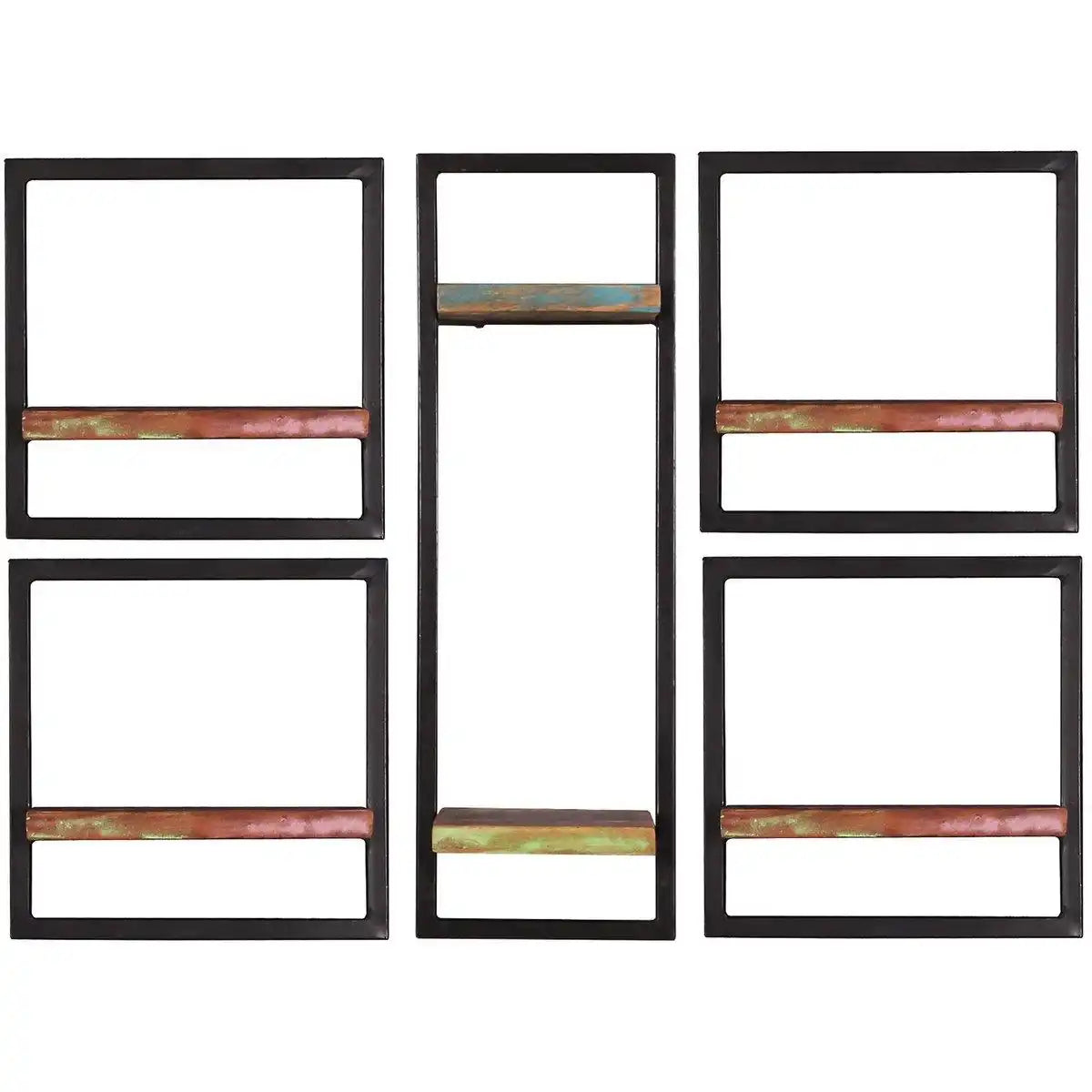 Wandregal-Set, 5-teilig - HomeDesign Knaus