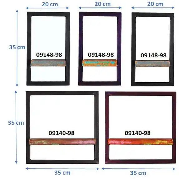 Wandregal-Set, 5-teilig - HomeDesign Knaus