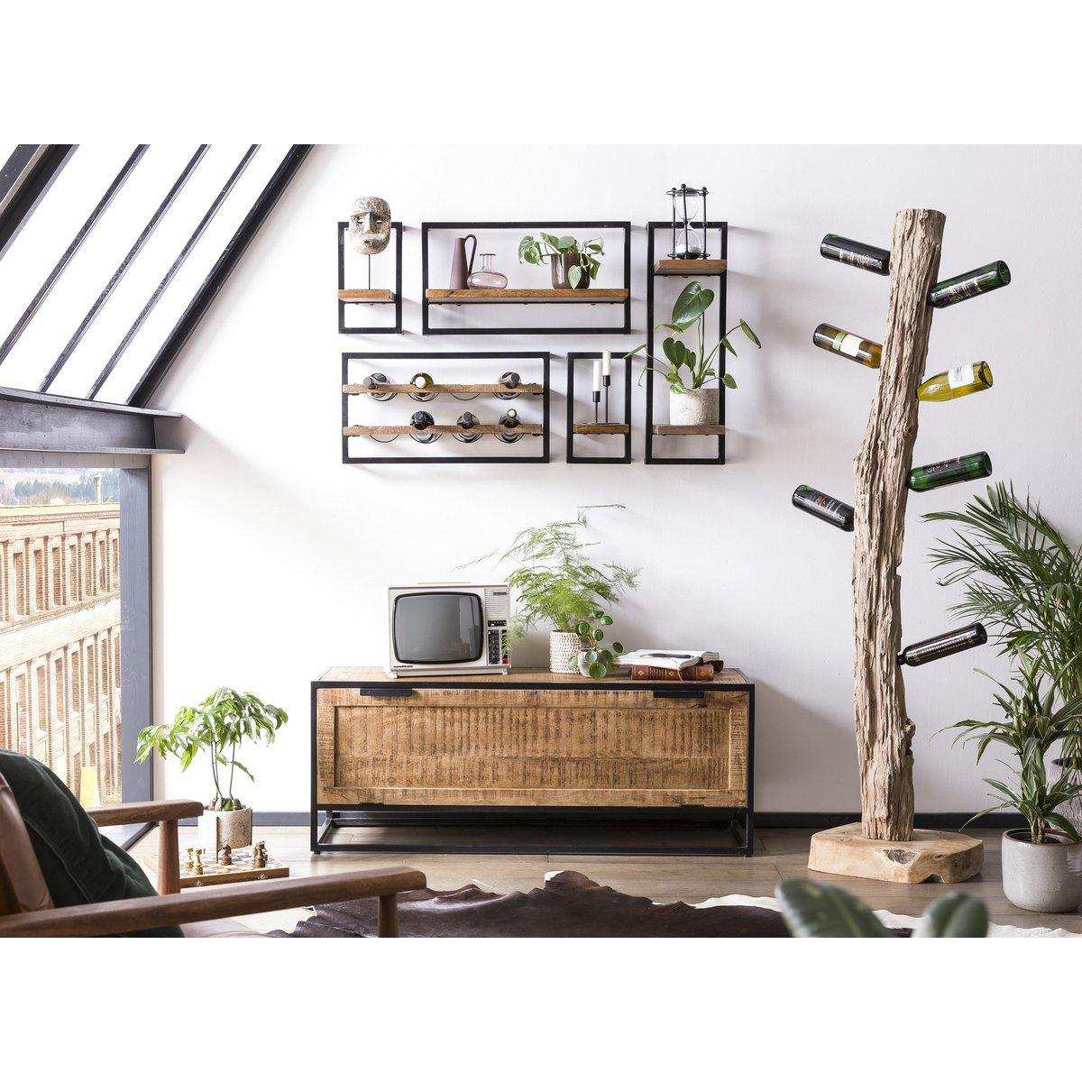 Wandregal-Set, 5-teilig - HomeDesign Knaus