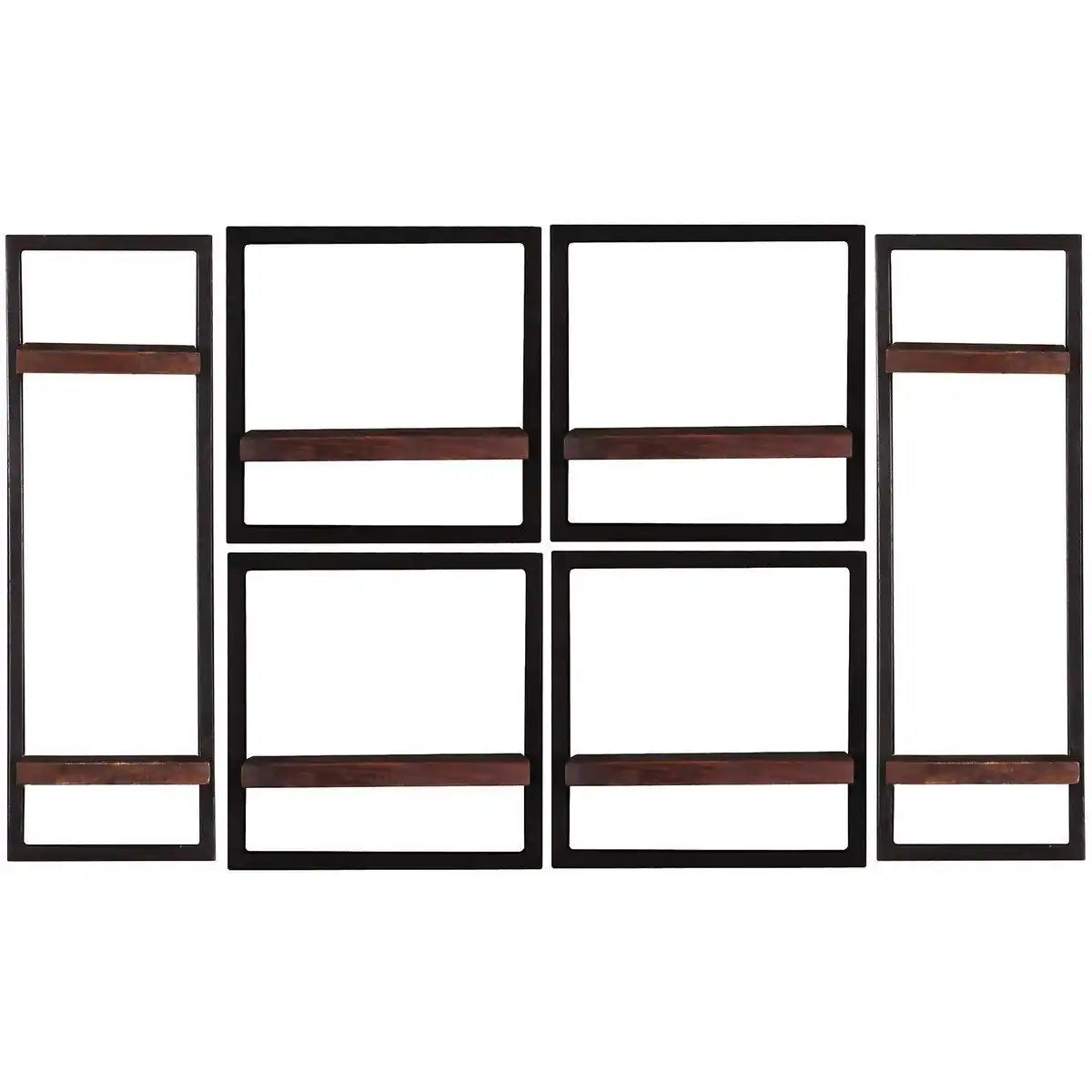 Wandregal-Set, 6-teilig - HomeDesign Knaus
