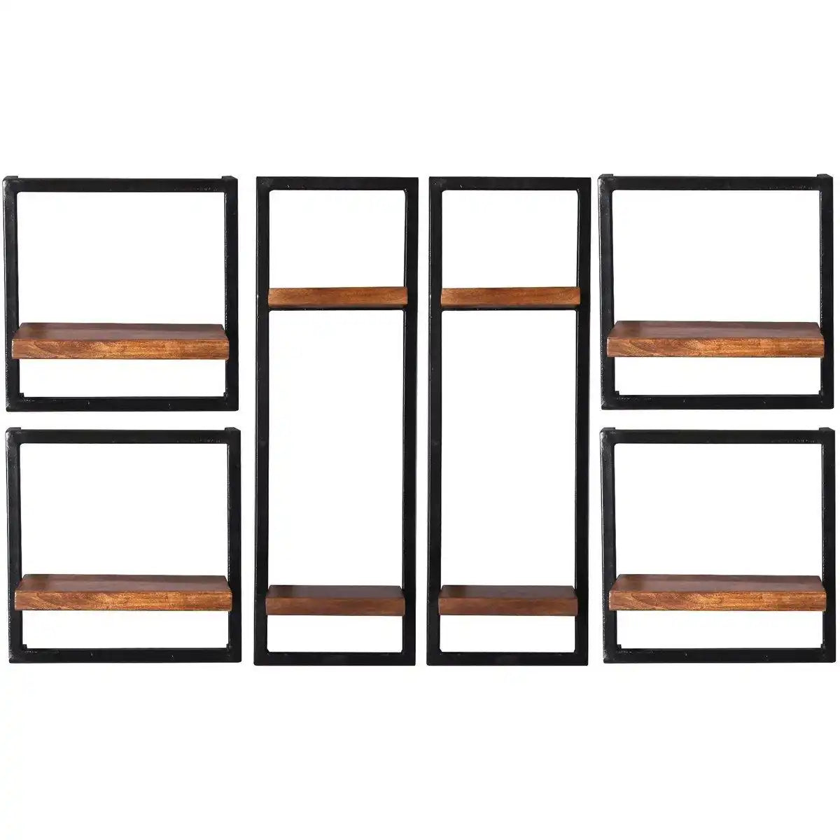 Wandregal-Set, 6-teilig - HomeDesign Knaus