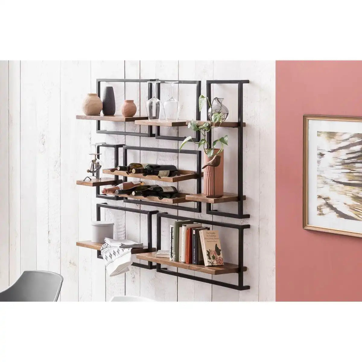 Wandregal-Set, 7-teilig - HomeDesign Knaus