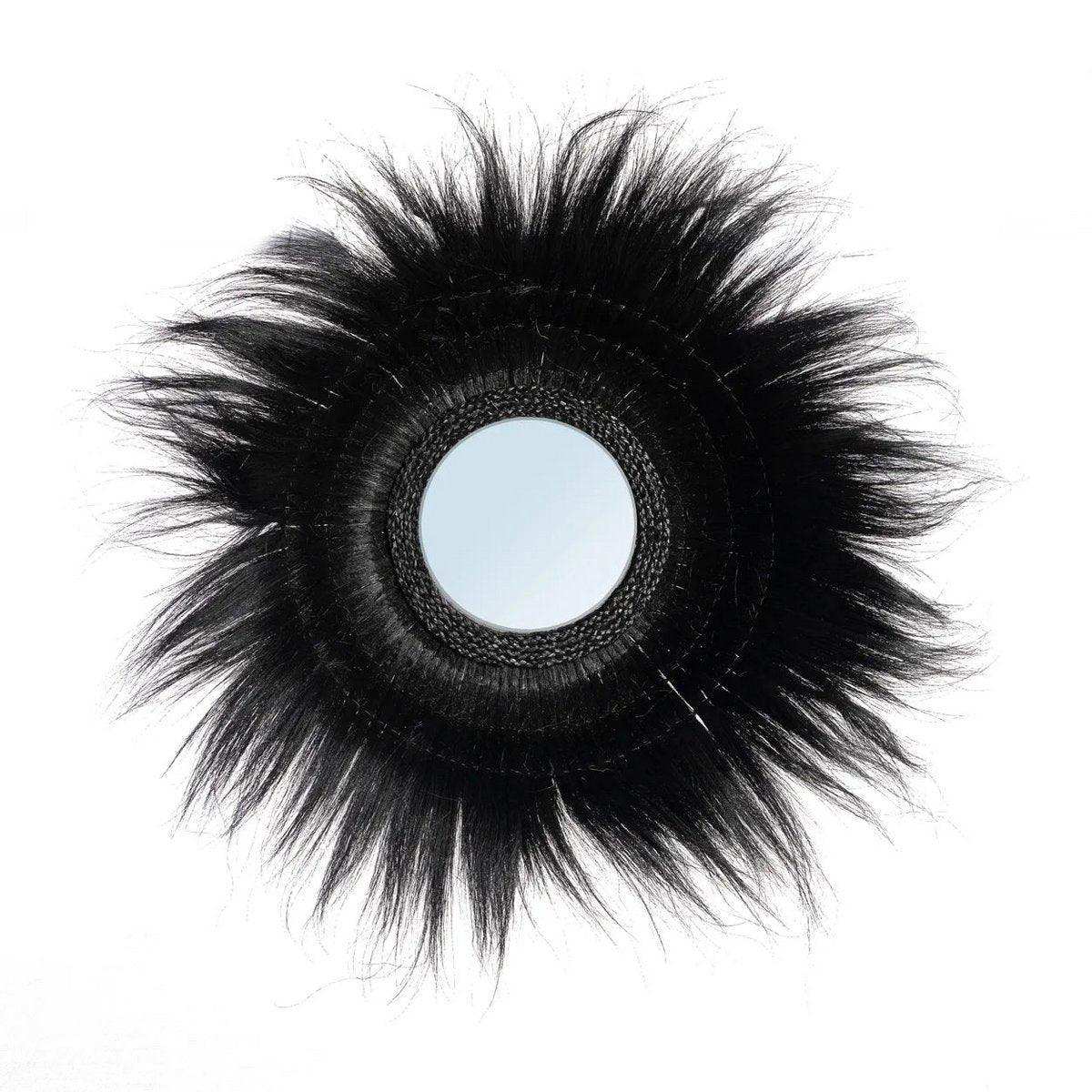 Wandspiegel versunkene Waldspiegel Spiegel Schwarz 90 cm - HomeDesign Knaus