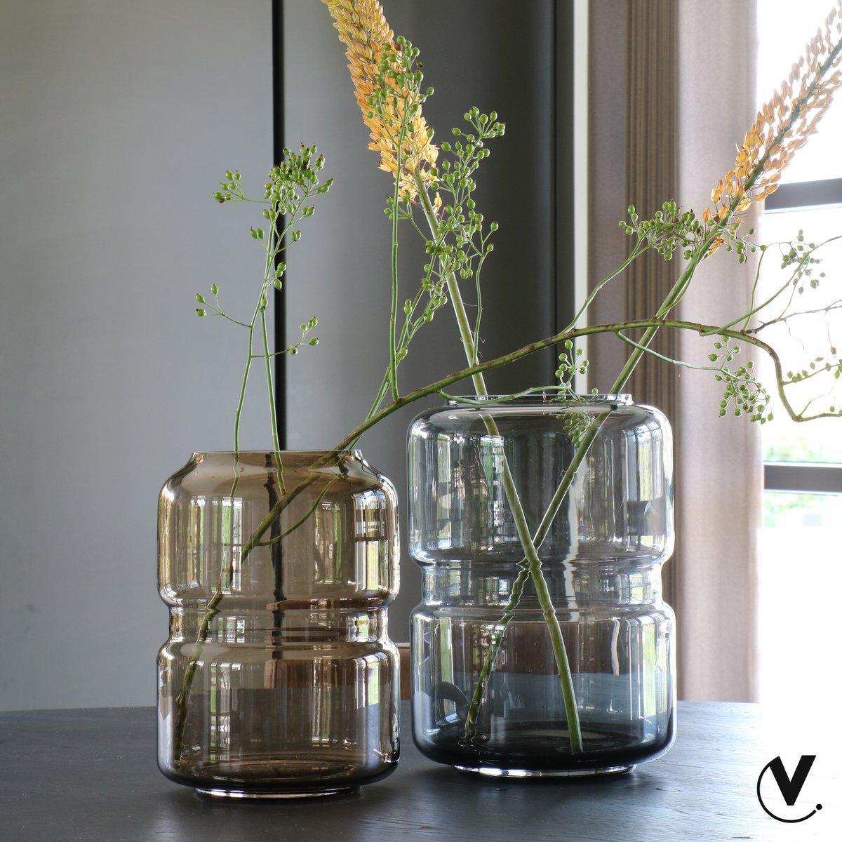 Warta taupe Ø22 x H30 cm - HomeDesign Knaus