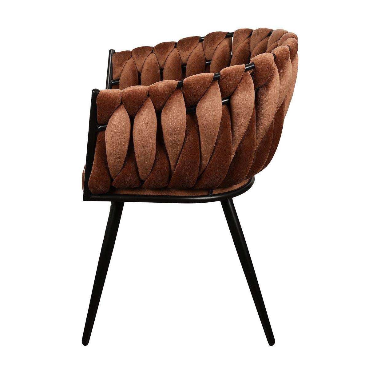 Wave Stuhl Kupfer (2er Set) - HomeDesign Knaus