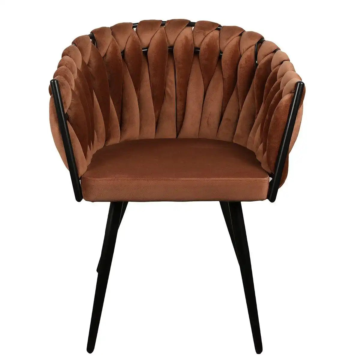 Wave Stuhl Kupfer (2er Set) - HomeDesign Knaus