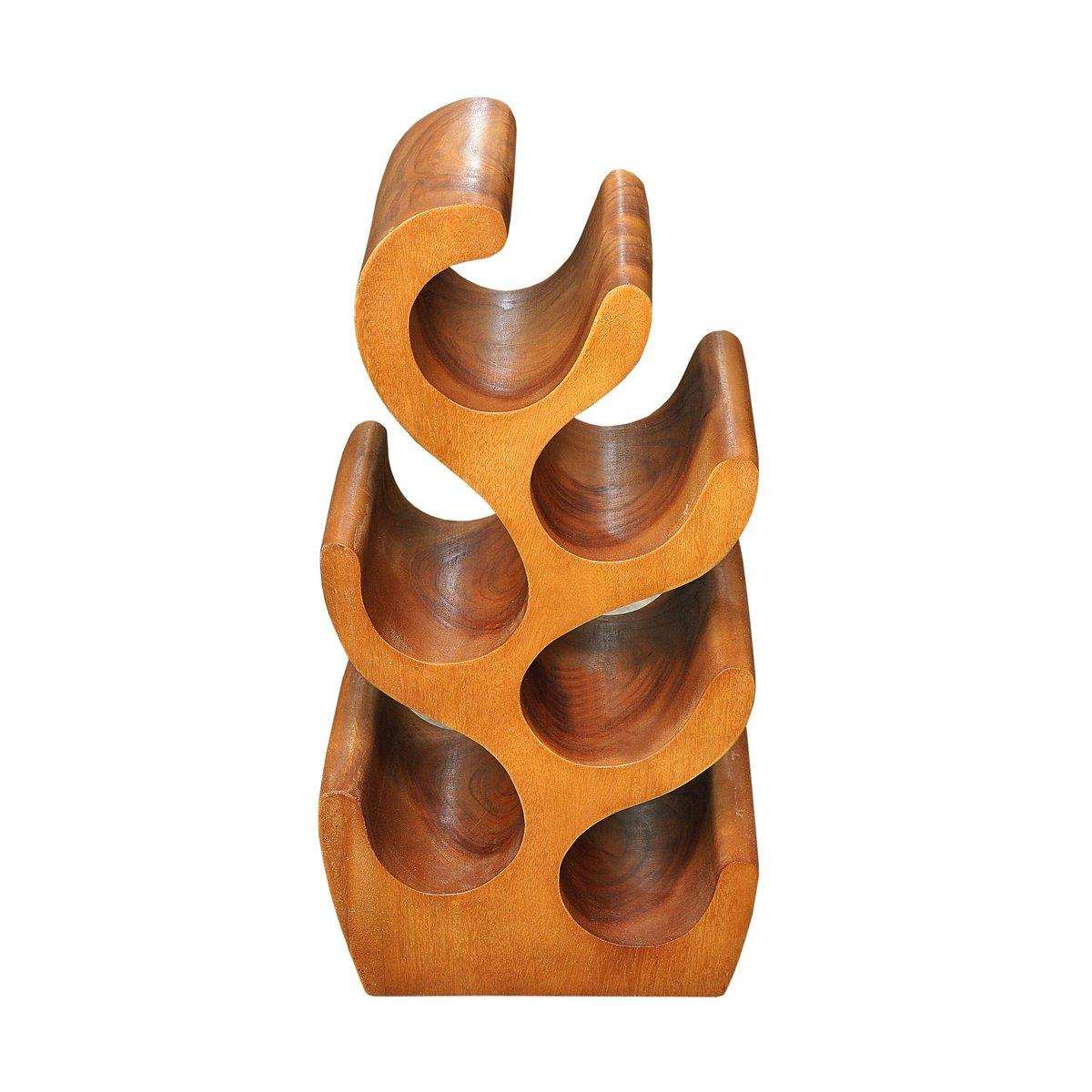 Weinregal für 6 Flaschen - HomeDesign Knaus