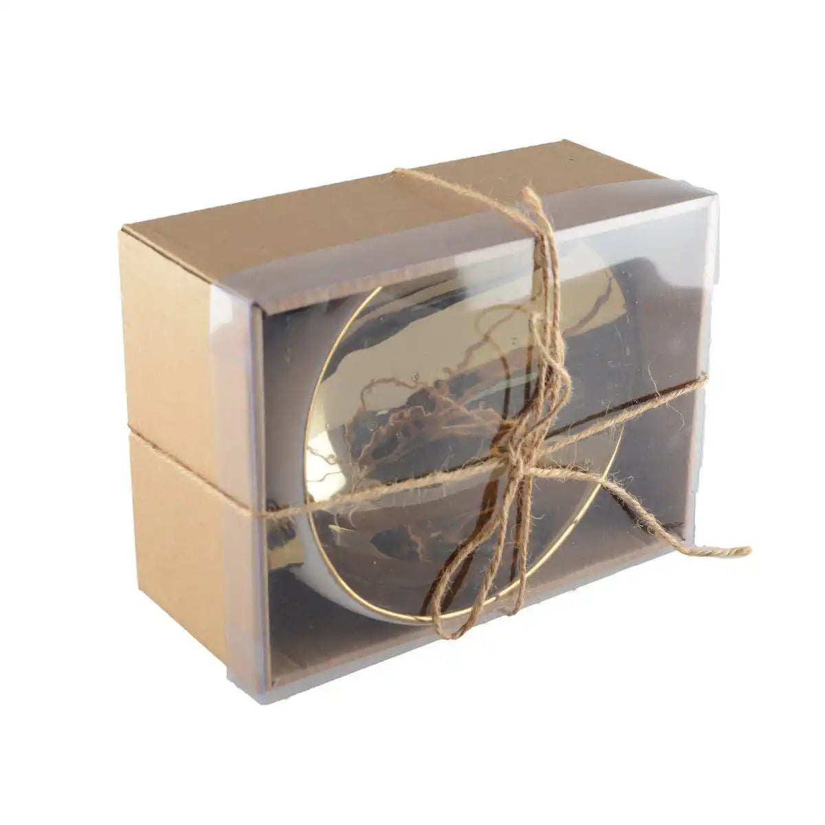Weißer Becher und Doree 17x11.5x7.4cm - HomeDesign Knaus