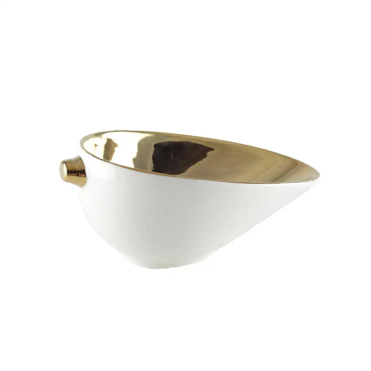Weißer Becher und Doree 17x11.5x7.4cm - HomeDesign Knaus