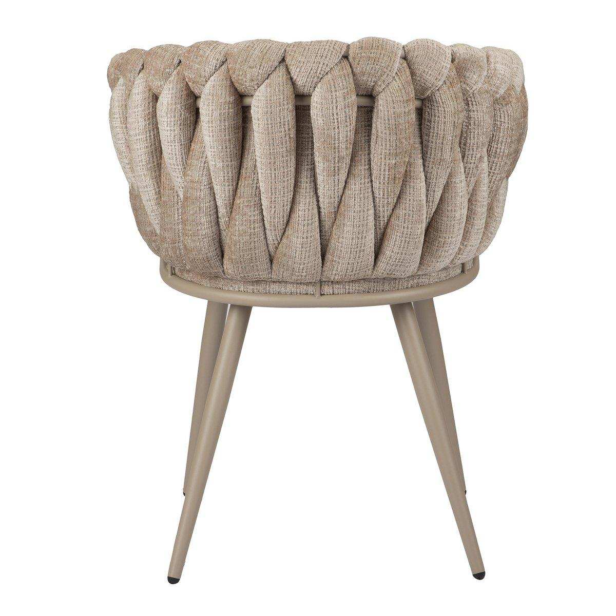 Wellenstuhlcreme (Set von 2) - HomeDesign Knaus