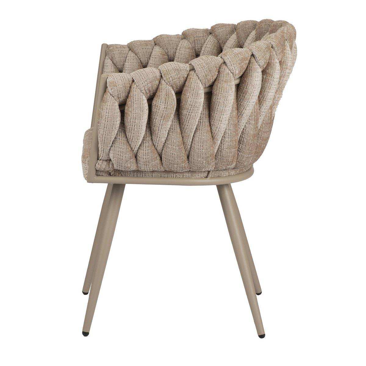 Wellenstuhlcreme (Set von 2) - HomeDesign Knaus