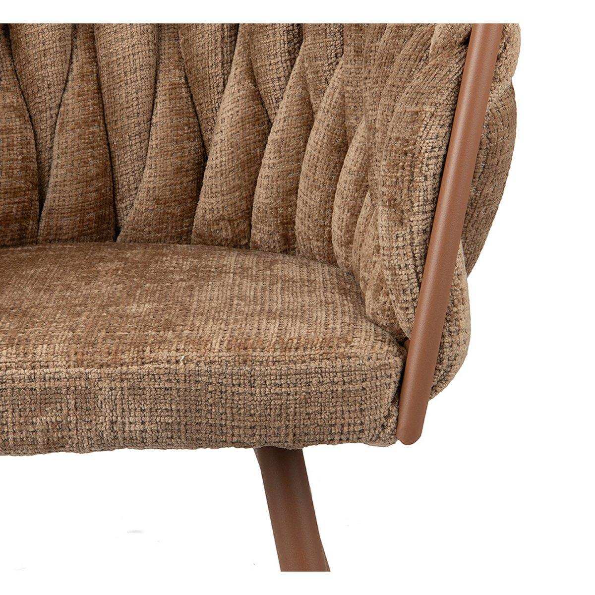 Wellenstuhlkaramell (2) Set) - HomeDesign Knaus
