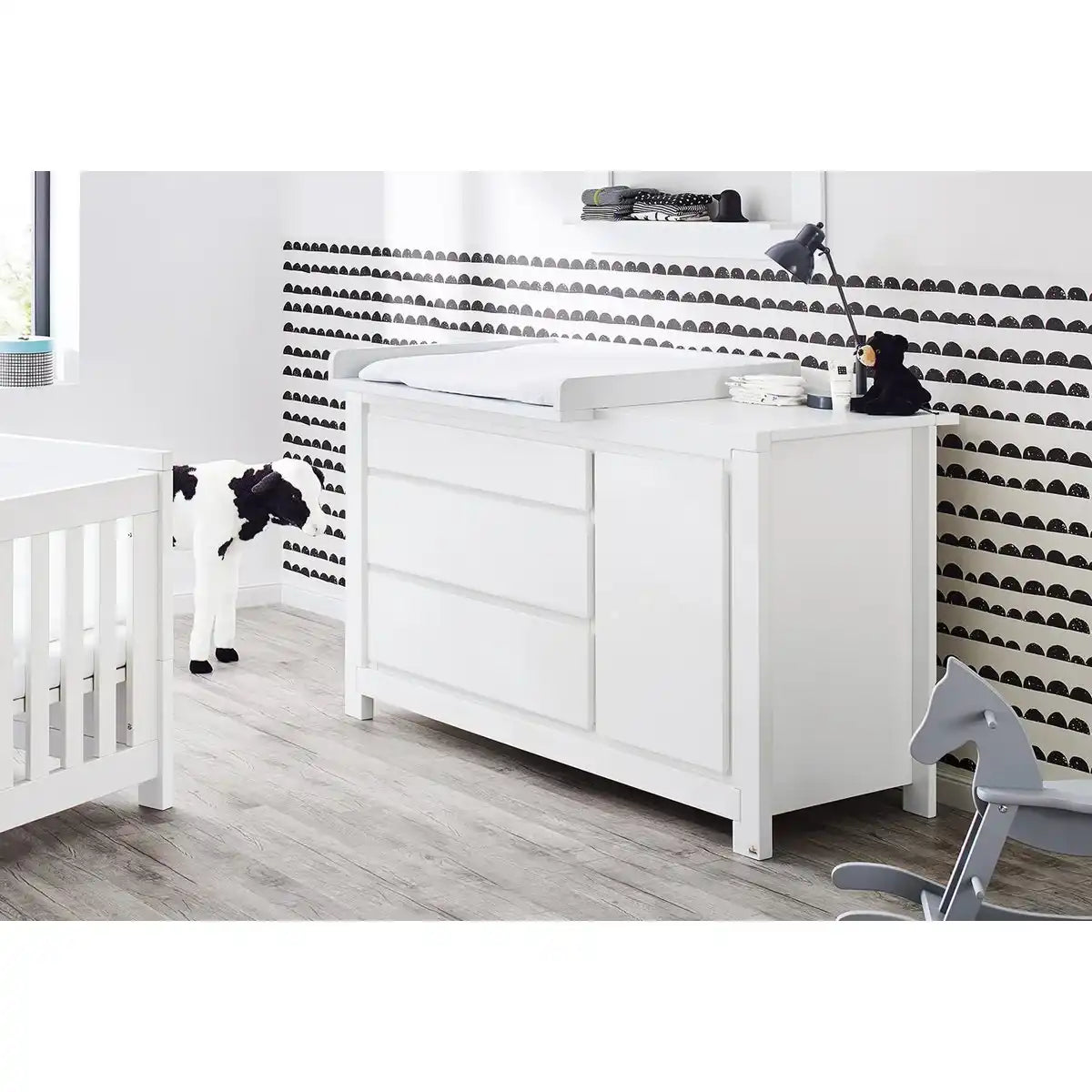 Wickelaufsatz 'Milk' extrabreit - HomeDesign Knaus