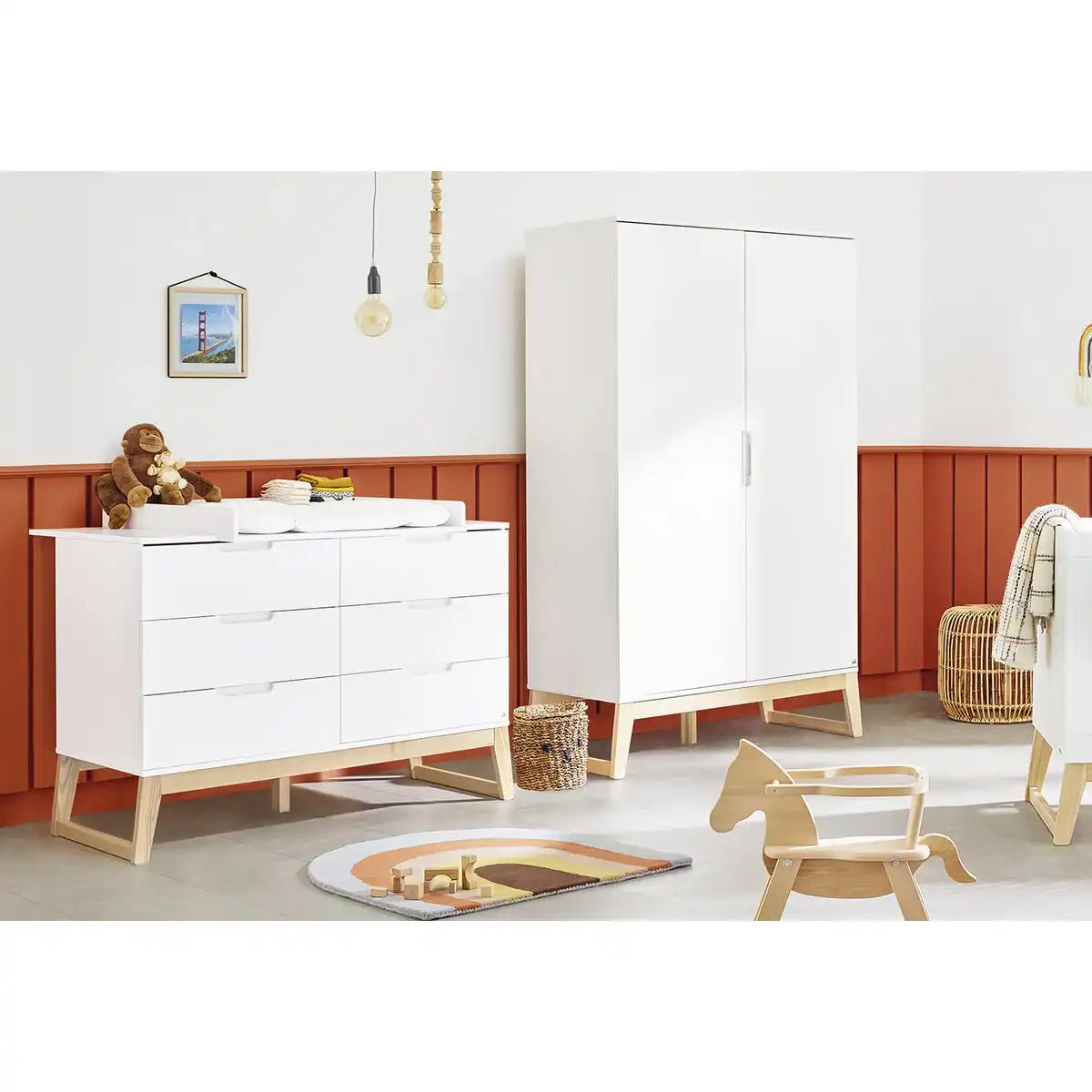 Wickelkommode 'Bridge' extra breit - HomeDesign Knaus