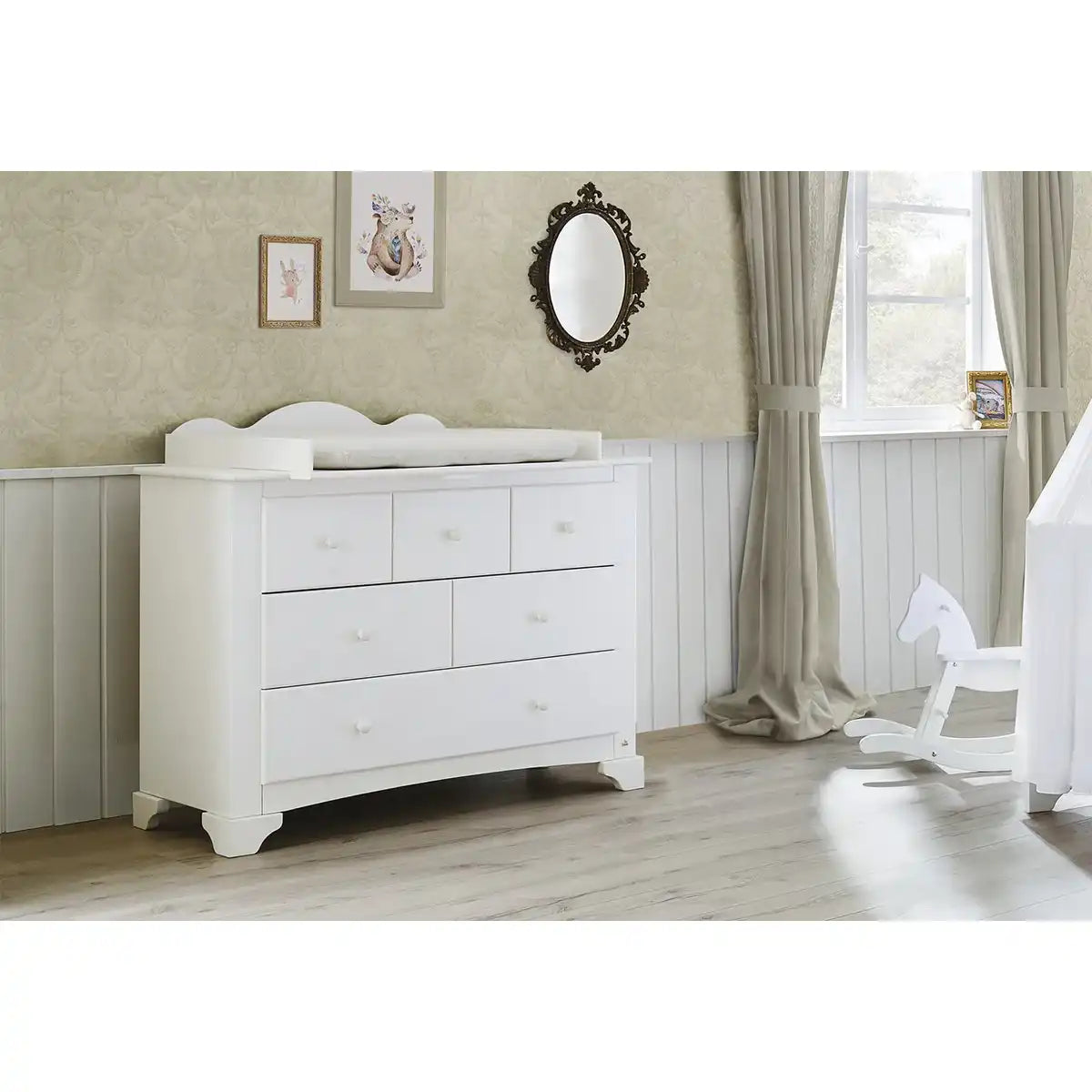 Wickelkommode 'Pino' breit - HomeDesign Knaus