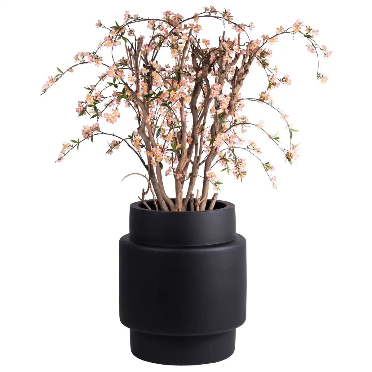 XXL Blumentopf Innen Außenbereich Pflanzentopf schwarz Pot - HomeDesign Knaus