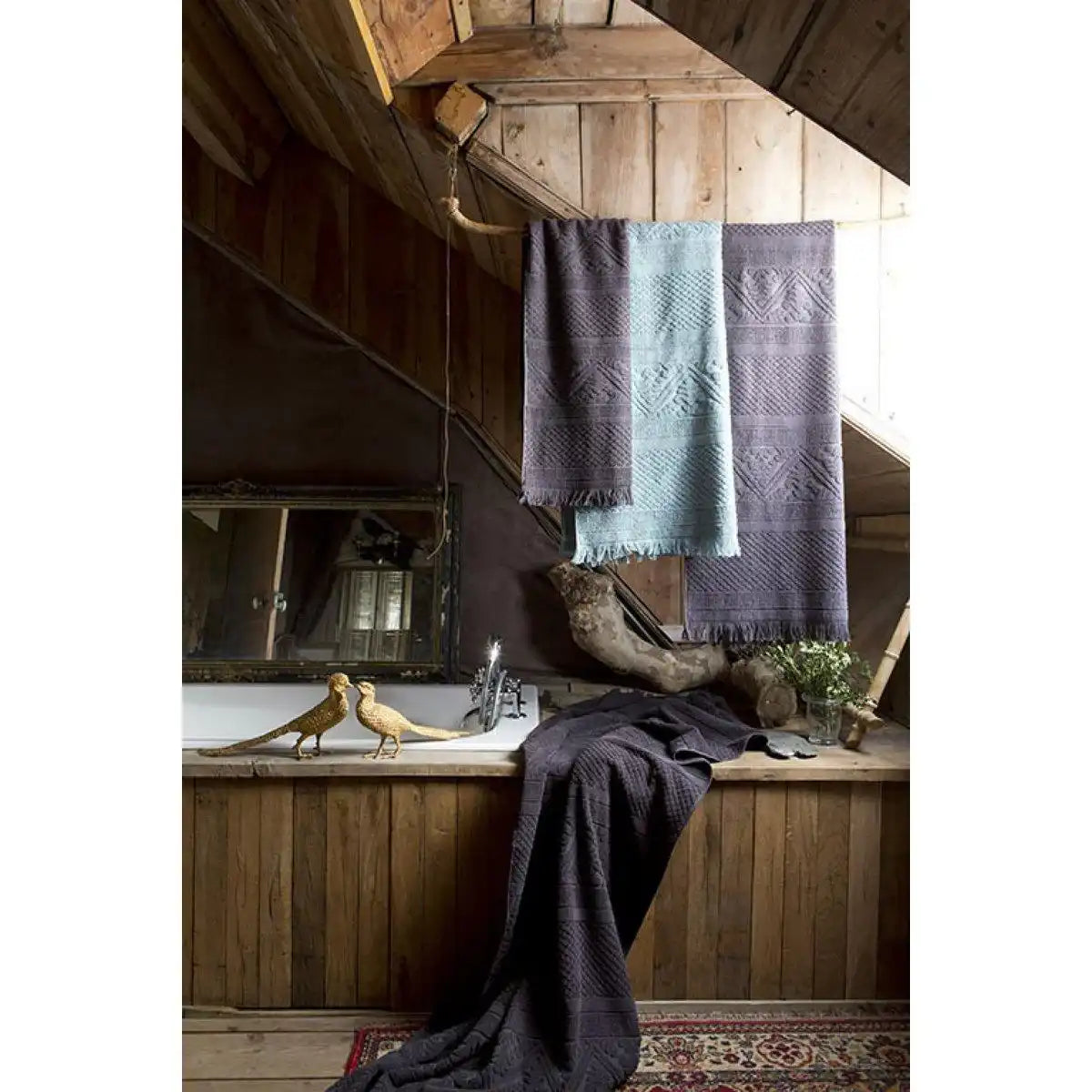 Zoé Carbone Duschlaken - HomeDesign Knaus