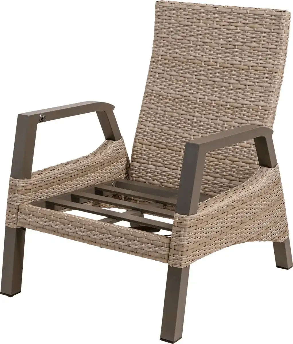 2 er Set Loungestuhl Gartensessel Gartenstuhl Treviso Mountain Rückenlehne verstellbar - HomeDesign Knaus