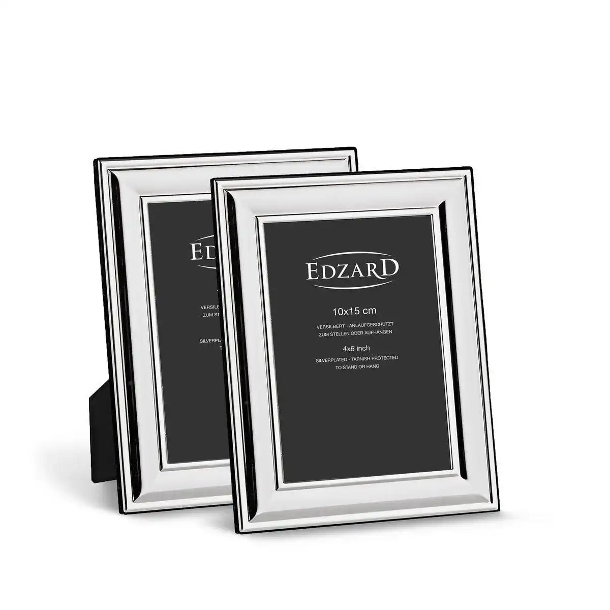 2er-Set Bilderrahmen Sunset edel versilbert anlaufgeschützt 10x15 - HomeDesign Knaus