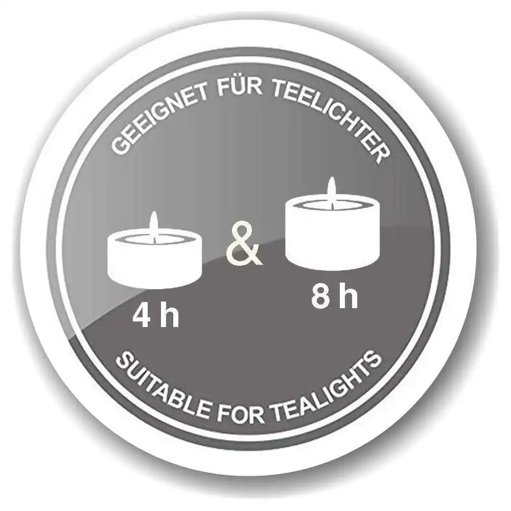 2er-Set Dauerkerze Cornelius hitzebeständig bis 90° - HomeDesign Knaus